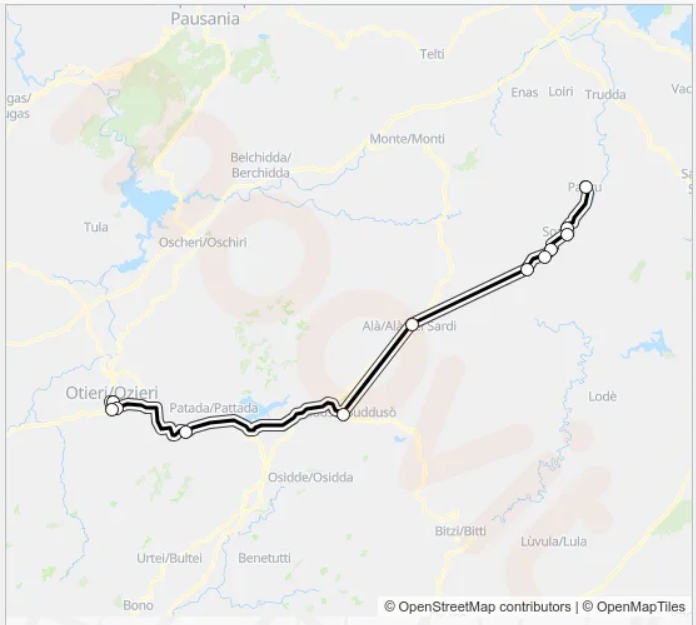 Orari Pullman Autobus Padru Ozieri